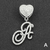 Wholesale Pendant Necklace Alloy Hiphop Style With Letter Pattern And Diamond Decoration Cuban Chain Accessories