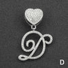 Wholesale Pendant Necklace Alloy Hiphop Style With Letter Pattern And Diamond Decoration Cuban Chain Accessories