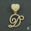 Wholesale Pendant Necklace Alloy Hiphop Style With Letter Pattern And Diamond Decoration Cuban Chain Accessories