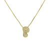 Wholesale Pendant Necklace Brass Copper With Letters Numbers Text Pattern Electroplated