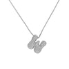Wholesale Pendant Necklace Brass Copper With Letters Numbers Text Pattern Electroplated