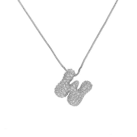 Wholesale Pendant Necklace Brass Copper With Letters Numbers Text Pattern Electroplated