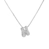 Wholesale Pendant Necklace Brass Copper With Letters Numbers Text Pattern Electroplated