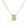 Wholesale Pendant Necklace Brass Copper With Letters Numbers Text Pattern Electroplated