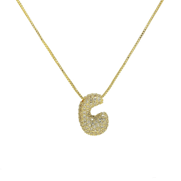 Wholesale Pendant Necklace Brass Copper With Letters Numbers Text Pattern Electroplated