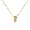 Wholesale Pendant Necklace Brass Copper With Letters Numbers Text Pattern Electroplated
