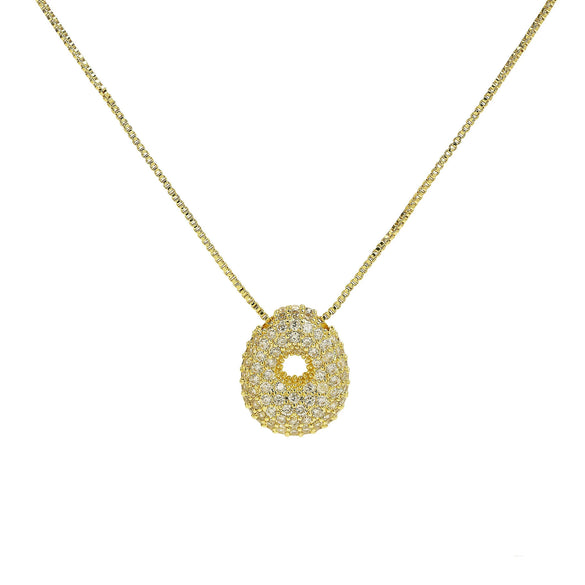 Wholesale Pendant Necklace Brass Copper With Letters Numbers Text Pattern Electroplated