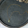 Wholesale Pendant Necklace Clavicle Chain Geometric Fresh Green Dongling Female Titanium Steel 18K Gold Plated