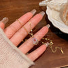 Wholesale Pendant Necklace Copper Alloy Drop Shape Electroplating Female Minimalist Clavicle Chain Accessories