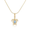 Wholesale Pendant Necklace Copper Animal Zodiac Dripping Oil Style Snake Bone Chain