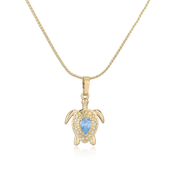 Wholesale Pendant Necklace Copper Animal Zodiac Dripping Oil Style Snake Bone Chain