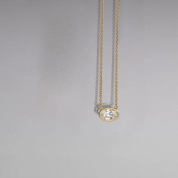 Wholesale Pendant Necklace Copper Artificial Crystal Geometric Electroplating For Women