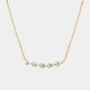 Wholesale Pendant Necklace Copper Artificial Crystal Geometric Electroplating For Women