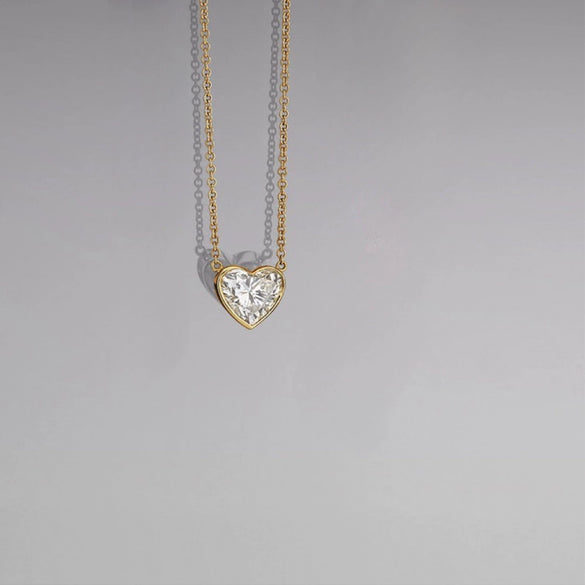 Wholesale Pendant Necklace Copper Artificial Crystal Geometric Electroplating For Women