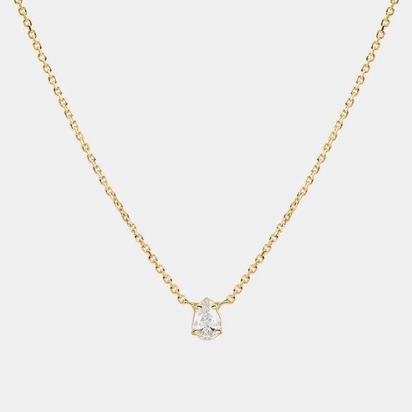 Wholesale Pendant Necklace Copper Artificial Crystal Geometric Oval Round Electroplated Light Luxury Style