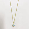 Wholesale Pendant Necklace Copper Electroplated Geometric Mixed Gem Inlay For Women