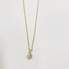 Wholesale Pendant Necklace Copper Electroplated Geometric Mixed Gem Inlay For Women