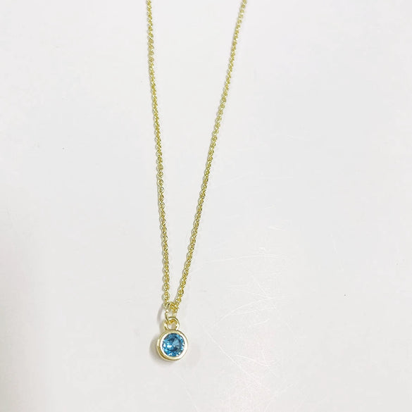 Wholesale Pendant Necklace Copper Electroplated Geometric Mixed Gem Inlay For Women