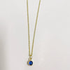 Wholesale Pendant Necklace Copper Electroplated Geometric Mixed Gem Inlay For Women