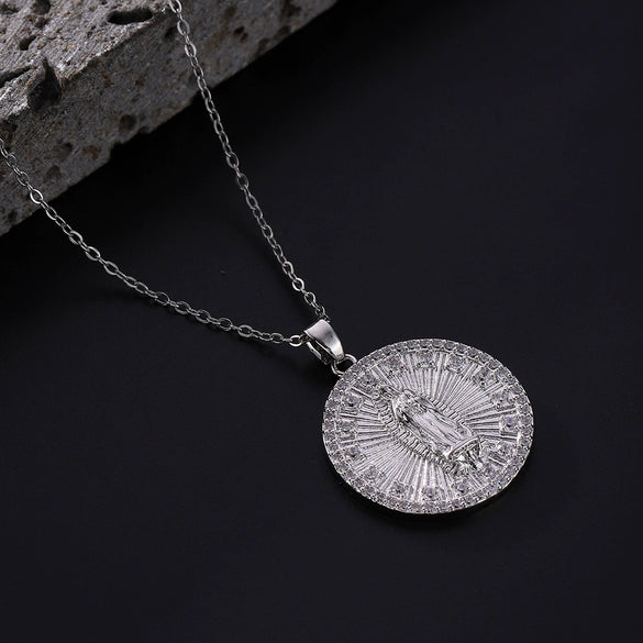 Wholesale Pendant Necklace Copper Geometric Electroplating Women's Jewelry