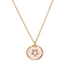 Wholesale Pendant Necklace Copper Geometric Heart Shape Printed Simple Style Electroplating