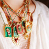 Wholesale Pendant Necklace Copper Gold Plated Artistic Retro Animal Zodiac Design