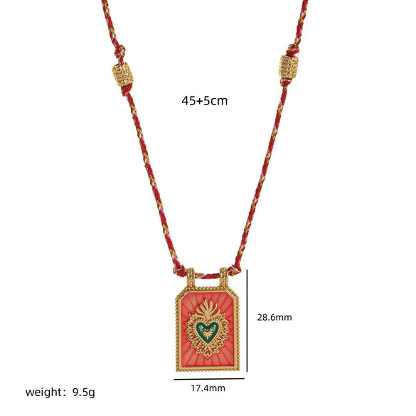 Wholesale Pendant Necklace Copper Gold Plated Artistic Retro Animals Zodiac Signs Women's