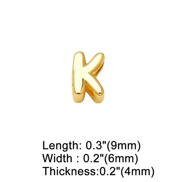 Wholesale Pendant Necklace Copper Gold Plated English Letter Simple Style