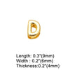 Wholesale Pendant Necklace Copper Gold Plated English Letter Simple Style