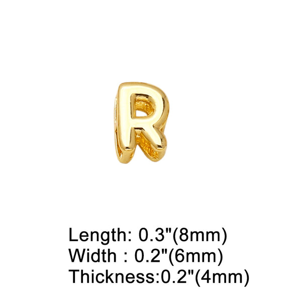 Wholesale Pendant Necklace Copper Gold Plated English Letter Simple Style