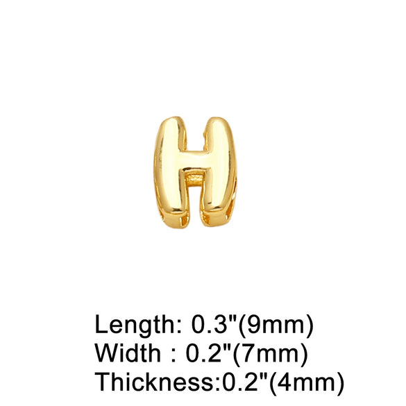 Wholesale Pendant Necklace Copper Gold Plated English Letter Simple Style