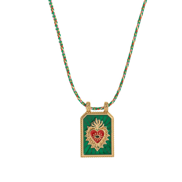 Wholesale Pendant Necklace Copper Gold Plated Heart Shape Minimalist Geometric Style For Women