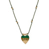 Wholesale Pendant Necklace Copper Gold Plated Love Joker Tarot Minimalist Geometric Heart Shape
