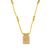 Wholesale Pendant Necklace Copper Gold Plated Love Joker Tarot Minimalist Geometric Heart Shape