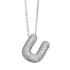 Wholesale Pendant Necklace Copper Goldplated Letter Hip Hop Ochain