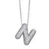 Wholesale Pendant Necklace Copper Goldplated Letter Hip Hop Ochain