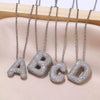 Wholesale Pendant Necklace Copper Goldplated Letter Hip Hop Ochain