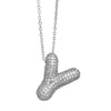 Wholesale Pendant Necklace Copper Goldplated Letter Hip Hop Ochain