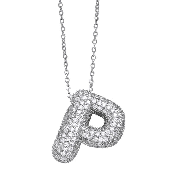 Wholesale Pendant Necklace Copper Goldplated Letter Hip Hop Ochain