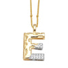 Wholesale Pendant Necklace Copper Goldplated With Letter Pattern Pearl Chain Minimalist Style Unisex