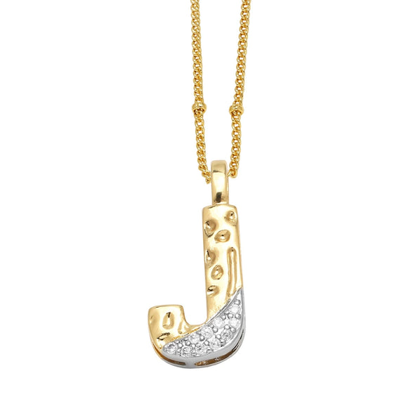 Wholesale Pendant Necklace Copper Goldplated With Letter Pattern Pearl Chain Minimalist Style Unisex