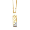 Wholesale Pendant Necklace Copper Goldplated With Letter Pattern Pearl Chain Minimalist Style Unisex