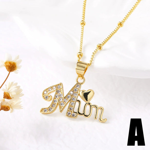Wholesale Pendant Necklace Copper Heart Shape Electroplating Simple Style For Women