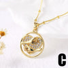 Wholesale Pendant Necklace Copper Heart Shape Electroplating Simple Style For Women