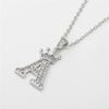 Wholesale Pendant Necklace Copper Inlaid Zircon Alloy With Micro Inlay English Letter Design Ochain