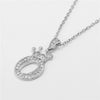 Wholesale Pendant Necklace Copper Inlaid Zircon Alloy With Micro Inlay English Letter Design Ochain