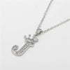 Wholesale Pendant Necklace Copper Inlaid Zircon Alloy With Micro Inlay English Letter Design Ochain