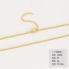 Wholesale Pendant Necklace Copper Inlaid Zircon Light Luxury Style With Letter Pattern Electroplated