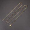 Wholesale Pendant Necklace Copper Inlaid Zircon Small Round With Letters Numbers Text Electroplated