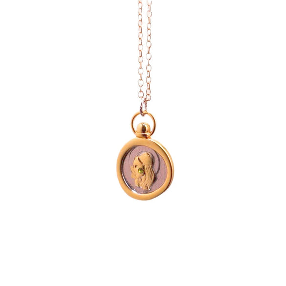Wholesale Pendant Necklace Copper 18K Gold Plated Constellation Vintage Casting For Women